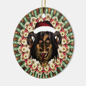 Merry Krampus Keramisch Ornament (Links)