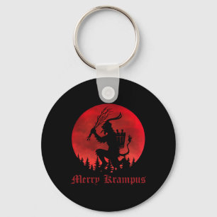 Merry Krampus Kerstmis Horror Ugly Sweater E Sleutelhanger