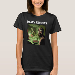 Merry Krampus Kerstmis Horror Ugly Sweater E T-shirt