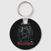Merry Krampus Kerstmishorror Ugly Evil Paja Sleutelhanger (Voorkant)