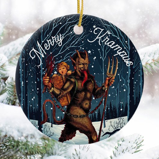 Merry Krampus Ornament