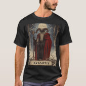 Merry Krampus Pajama Funny Christmas Horror Ugly S T-shirt (Voorkant)