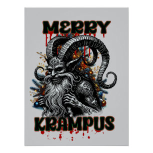 Merry Krampus Perfect Poster