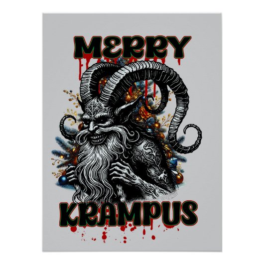 Merry Krampus Perfect Poster (Voorkant)