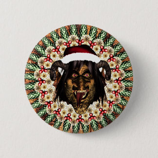 Merry Krampus Ronde Button 5,7 Cm