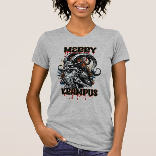 Merry Krampus T-shirt (Voorkant)