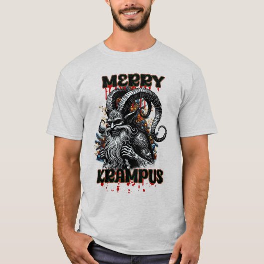 Merry Krampus T-shirt (Voorkant)