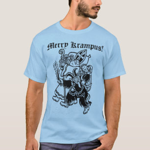 Merry Krampus. T-shirt. Grappig kerstfeest-T-Shirt T-shirt