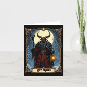 Merry Krampus Tarot Kaart Kerst Horror Ugly Swe