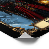 Merry Krampus Tarot Kaart Kerst Horror Ugly Swe Poster (Hoek)