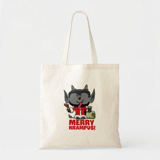 MERRY KRAMPUS TOTE BAG (Voorkant)