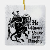 Merry Krampus Tree Ornament (Voorkant)