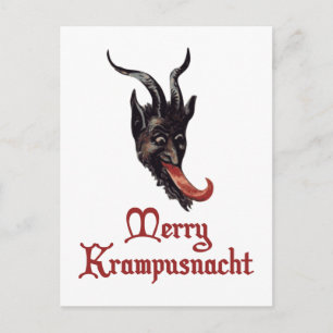Merry Krampusnacht Feestdagenkaart
