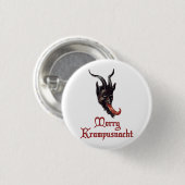 Merry Krampusnacht Ronde Button 3,2 Cm (Voorkant /achterkant)
