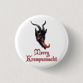 Merry Krampusnacht Ronde Button 3,2 Cm (Voorkant)