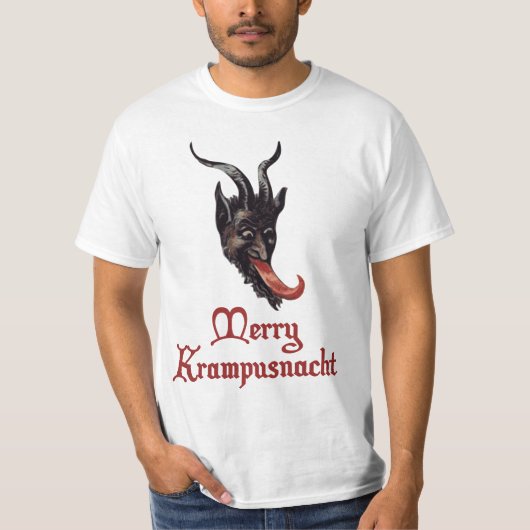 Merry Krampusnacht T-shirt (Voorkant)