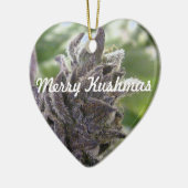 Merry Kushmas Keramisch Ornament (Links)