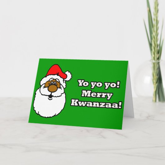 Merry Kwanzaa. Feestdagen Kaart (Voorkant)