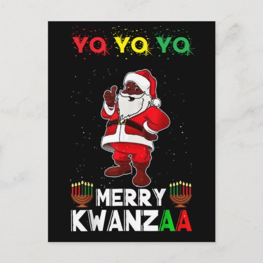 Merry Kwanzaa Karenga Briefkaart (Voorkant)