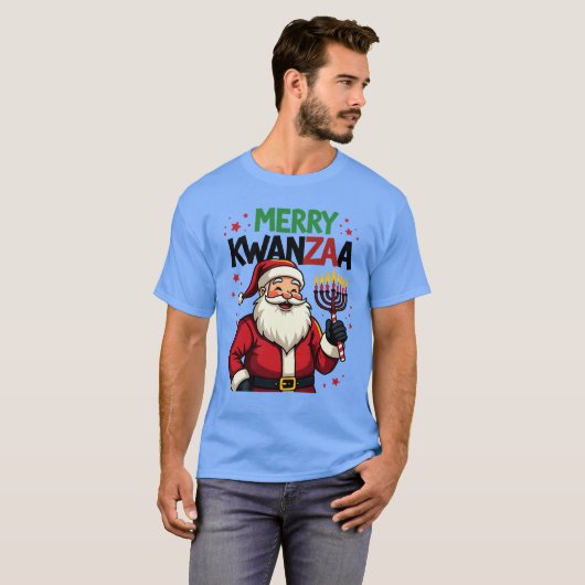 Merry kwanzaa T-shirt (Voorkant volledig)
