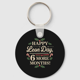 Merry Leon Day Noel lafaards Grappige Kersttelling Sleutelhanger
