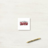 Merry Librarian Christmas Book Lover Library Post-it® Notes (Op bureau)