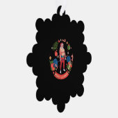 Merry Liftmas Kerstmis Bodybuilder Gym Workout Ornament Kaart (Rechts)