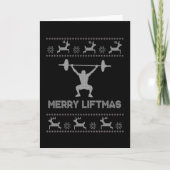 Merry Liftmas - Kerstmis Kaart (Voorkant)