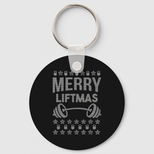 Merry Liftmas Shirt _ Funny Christmas Shirts  Sleutelhanger (Voorkant)