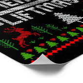 Merry Liftmas - Trainer Ugly Style Christmas  Poster (Hoek)