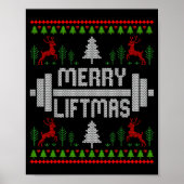Merry Liftmas - Trainer Ugly Style Christmas  Poster (Voorkant)