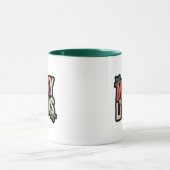 Merry Lit-mas Bookish Coffee Mok (Midden)