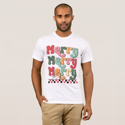 Merry Litmas T-shirt (Voorkant volledig)