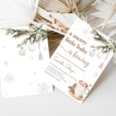 Merry Little Baby brouwt Baby shower Kaart