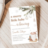 Merry Little Baby brouwt Baby shower Kaart