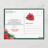 Merry Little Baby Shower Aangepaste Winter Dank Je Briefkaart (Achterkant)