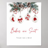 Merry Little Baby shower Baby's zijn schattig Poster (Voorkant)