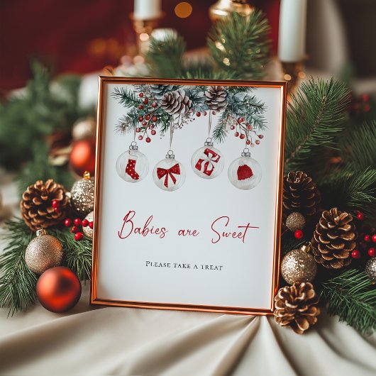 Merry Little Baby shower Baby's zijn schattig Poster