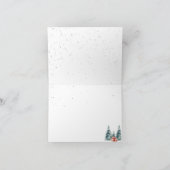 Merry Little Baby shower Bedankkaart (Binnen)