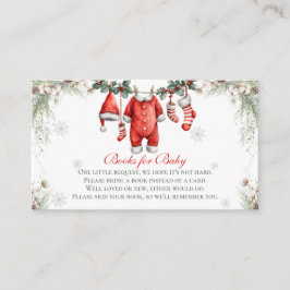 Merry Little Baby Shower Books For Baby Informatiekaartje