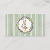 Merry Little Baby shower Diaper Raffle Informatiekaartje (Achterkant)