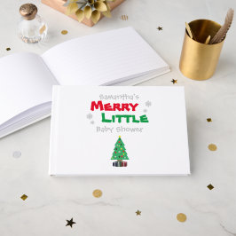 Merry Little Baby shower Gastenboek