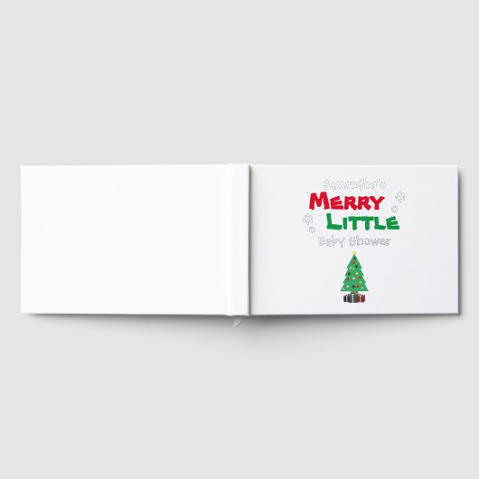 Merry Little Baby shower Gastenboek (Volledig)
