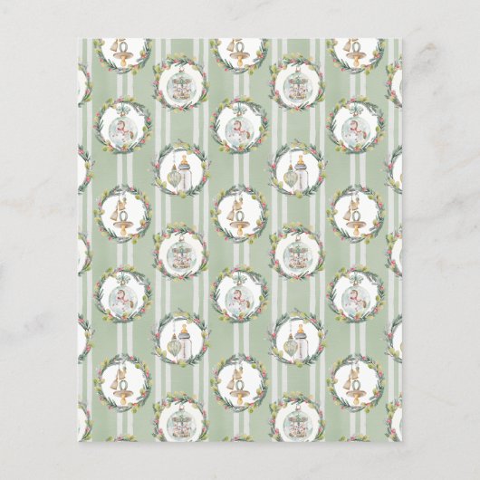 Merry Little Baby shower Guess het prijsspel Flyer (Achterkant)