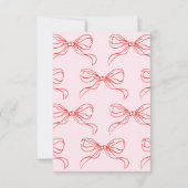 Merry Little Baby Shower Hand Drawn Bow Thank You Bedankkaart (Achterkant)