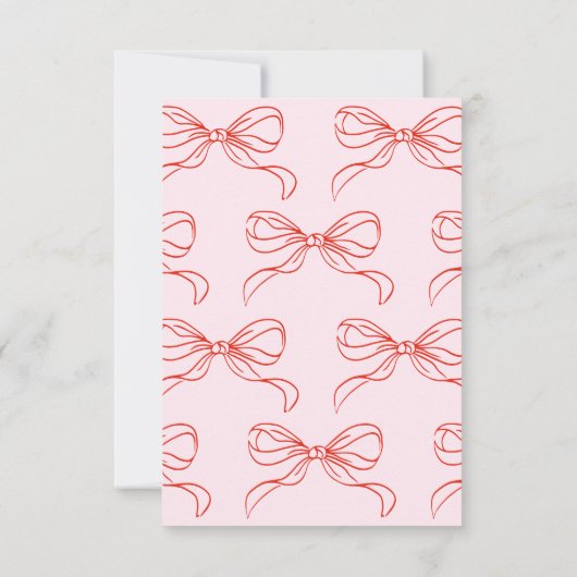 Merry Little Baby Shower Hand Drawn Bow Thank You Bedankkaart (Achterkant)