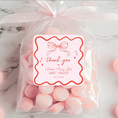 Merry Little Baby Shower Hand Drawn Christmas Vierkante Sticker