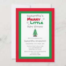 Merry Little Baby shower