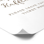 Merry Little Baby shower Luier Raffle Poster (Hoek)