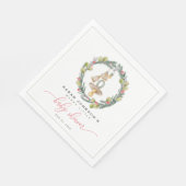 Merry Little Baby shower Luncheon Servetten (Hoek)